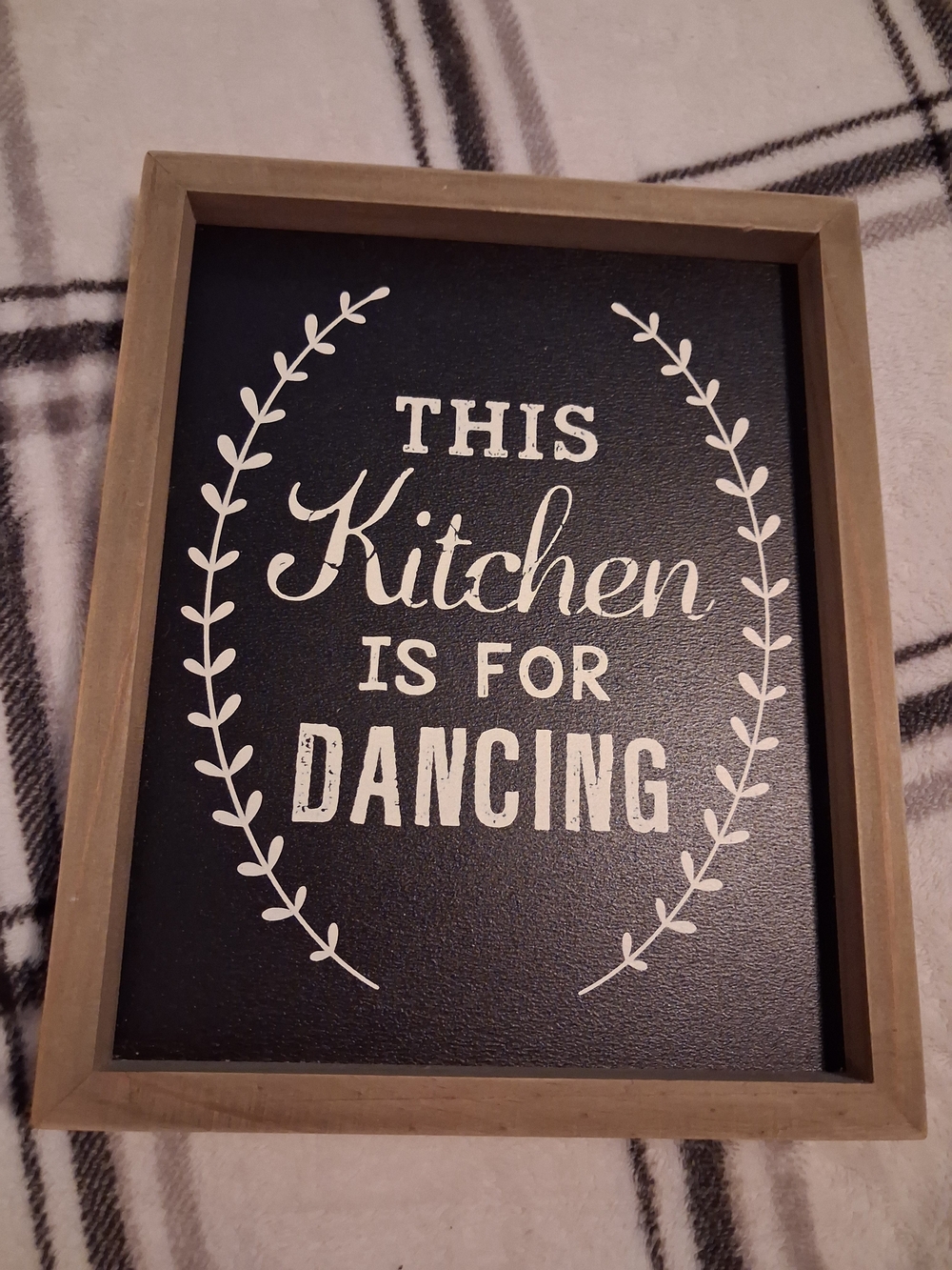 Hobby Lobby Black & White "This Kitchen Is For Dancing" Wall Art